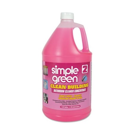 Sunshine Makers SimplGreen, Clean Building Bathroom Cleaner Concentrate, Unscented, 1gal Bottle 11101